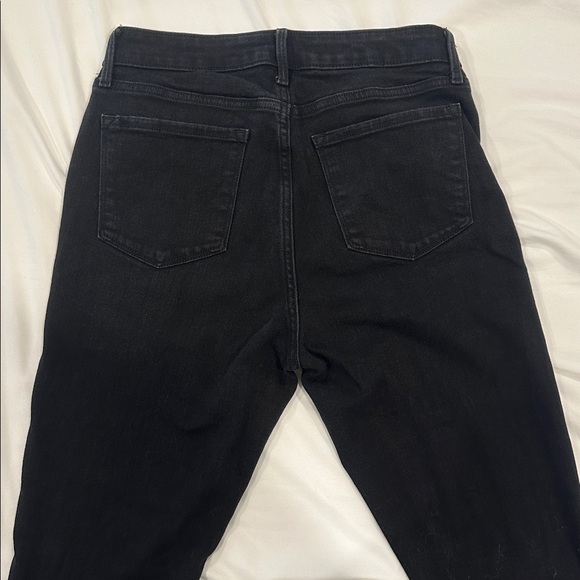 3/$30 Old Navy Black Jeans high rise super skinny size 6 tall - Picture 3 of 3